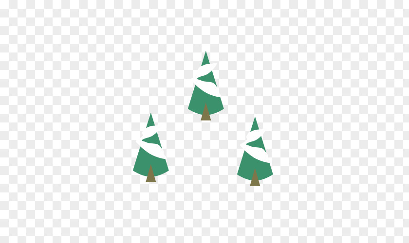 Christmas Tree Green With Snow. PNG
