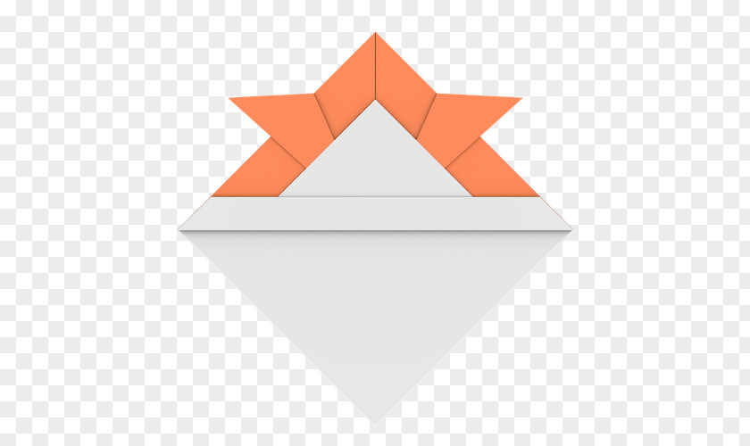 Half Fold Origami Paper Angle PNG