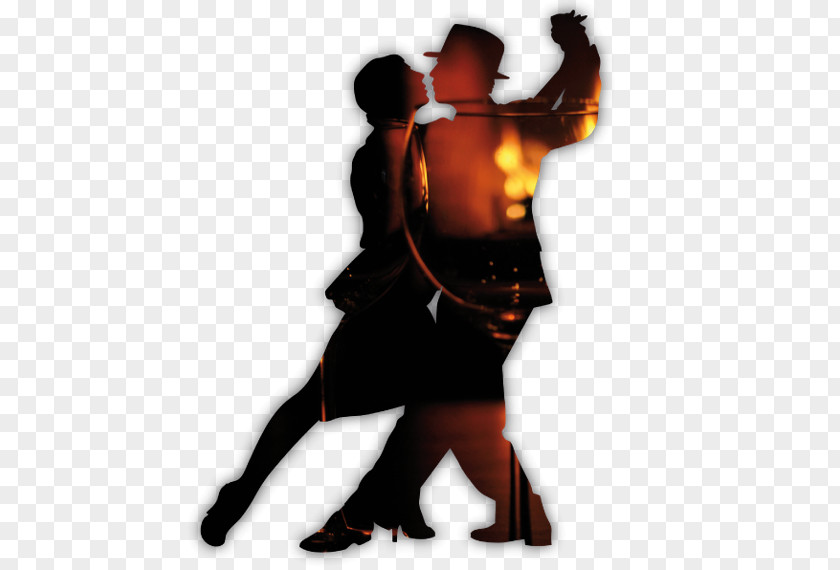 Silhouette Argentine Tango Ballroom Dance PNG