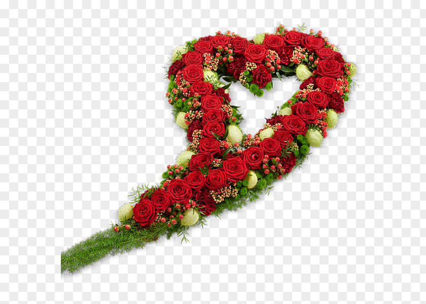 The Heart Of Tears Painting Floral Design Funeral Special-shapes Flower PNG