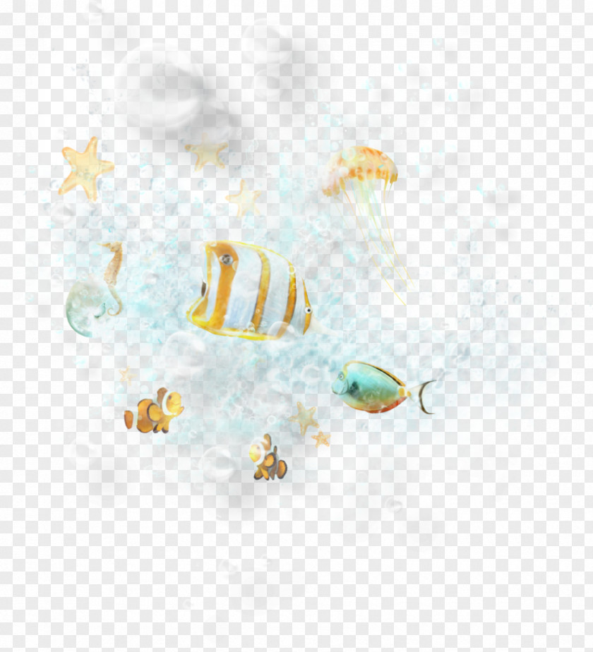 Tropical Ornamental Fish Sea Clip Art PNG