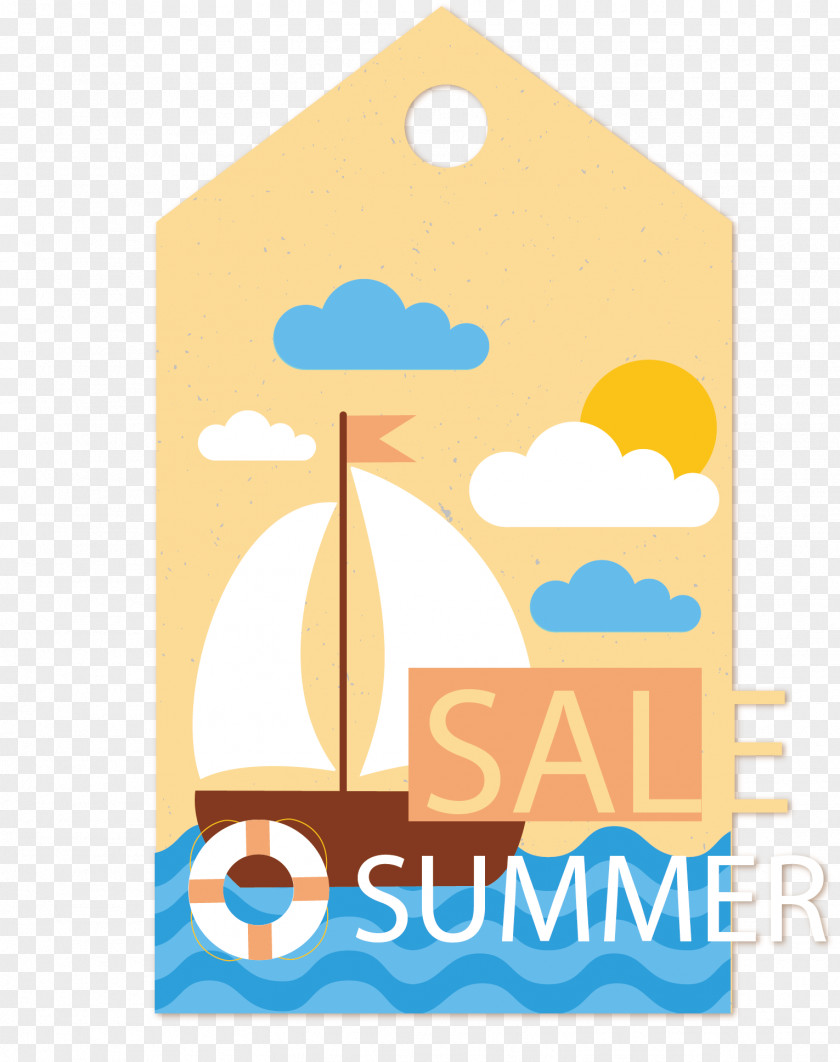 Vector Hand-painted Boat Posters Illustration PNG
