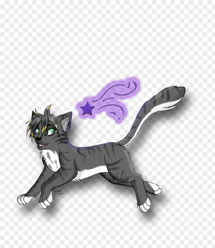 Cat Whiskers Paw Character PNG
