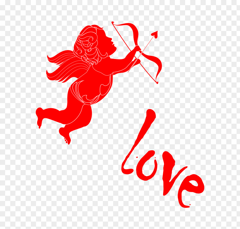 Cupid,God Of Love Valentines Day Heart Cupid Illustration PNG