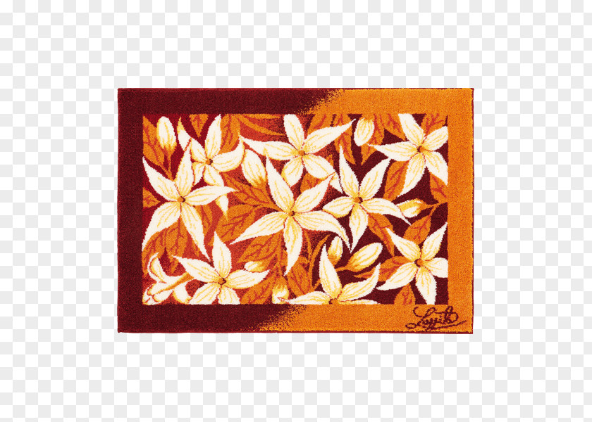 Jasmine Material Orange Color Centimeter Carpet Rectangle PNG