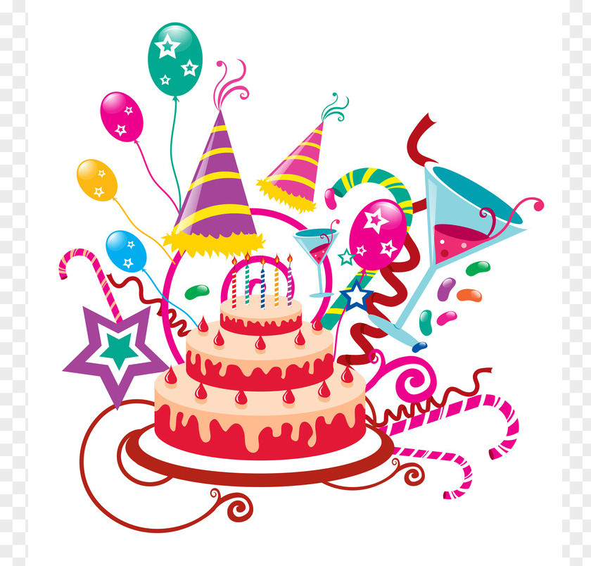 Le Lampadaire Birthday Cake Clip Art Image PNG