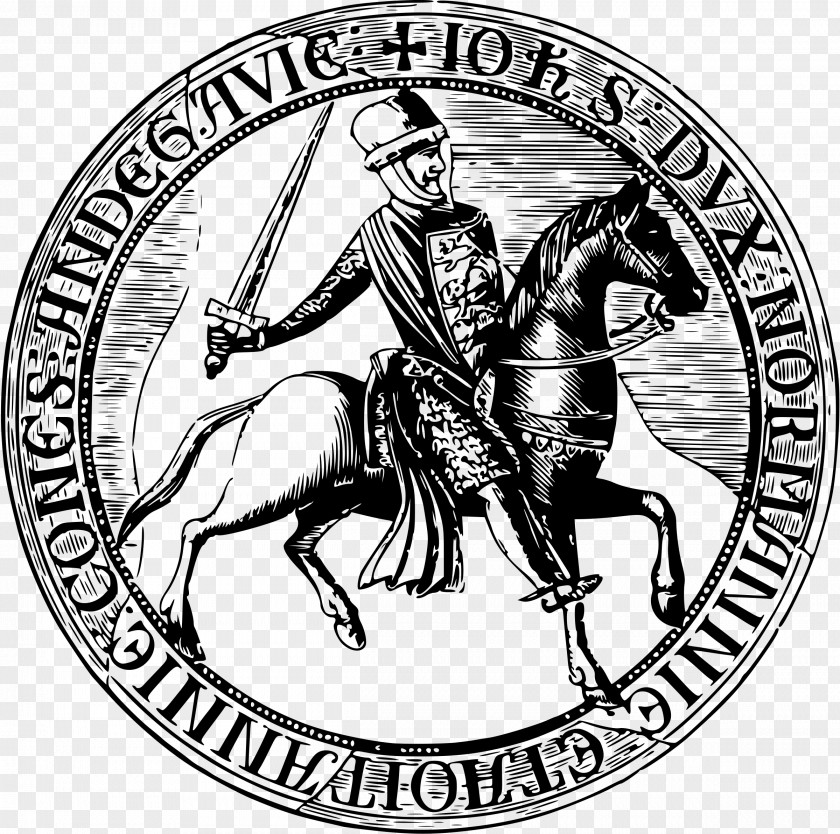 Seal Magna Carta Runnymede Charter Monarch Medieval Latin PNG