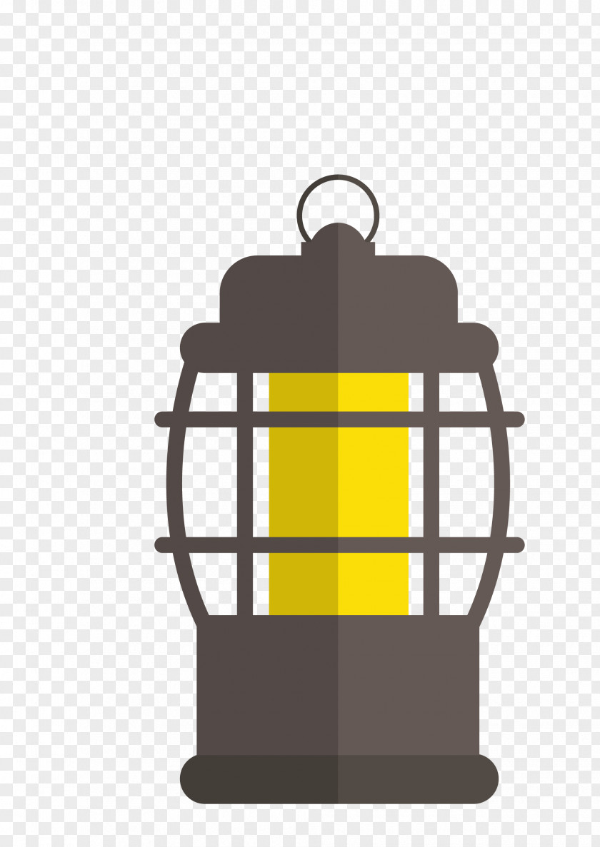 Vector Color Kerosene Lamp Lighting Oil Lantern PNG