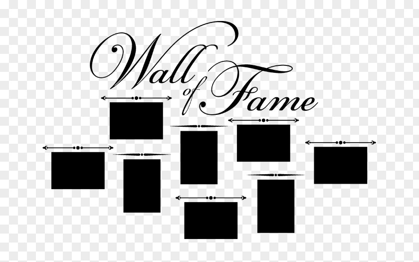 Wall Of Fame Stickere Decorative Parede Brand PNG