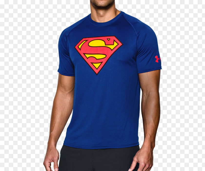 T-shirt Superman Captain America Under Armour PNG