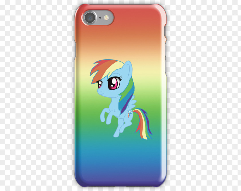 Little People Apple IPhone 7 Plus 6 4S 8 Rainbow Dash PNG