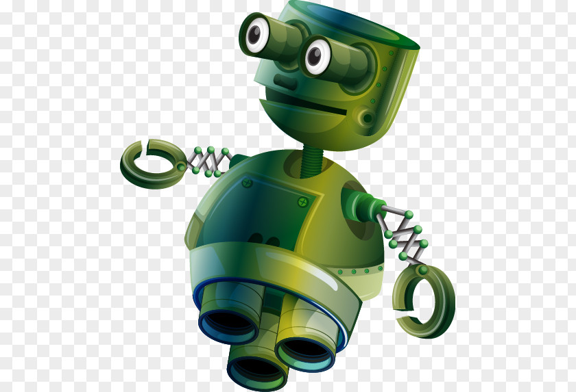 Vector Cartoon Robot Euclidean Vecteur PNG
