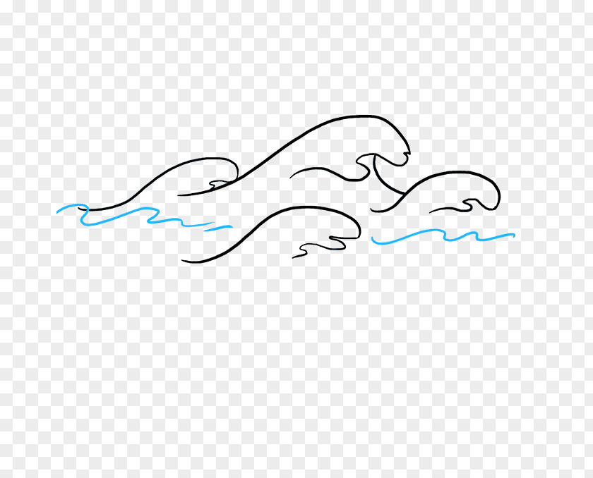 Wave Clip Art Line Drawing Image Wind PNG