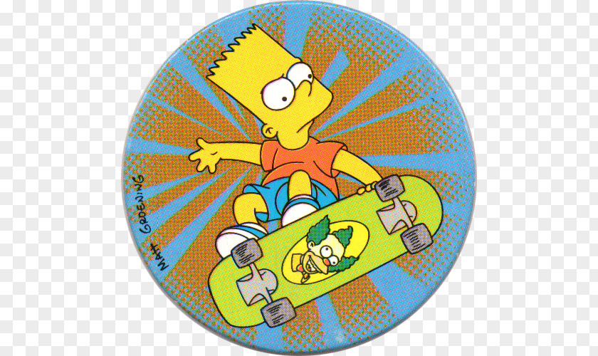 Bart Simpson Skate The Simpsons Skateboarding Recreation Material PNG