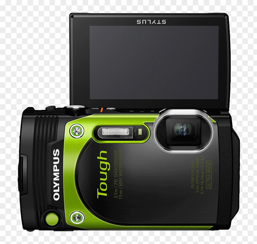 Camera Olympus Point-and-shoot Digital Photography Wide-angle Lens PNG