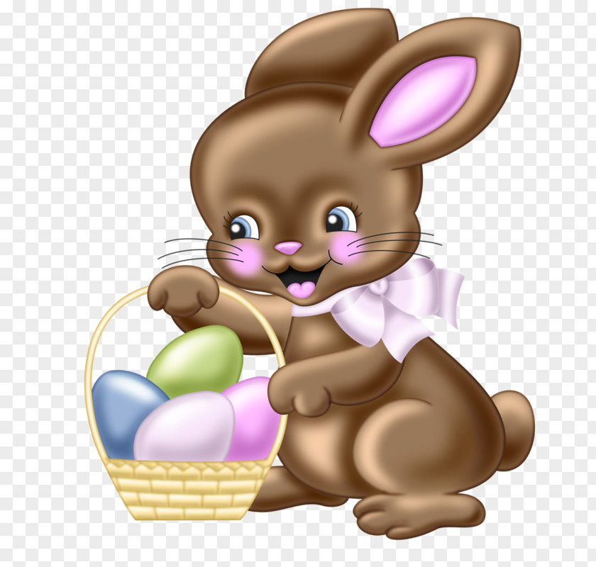 Cute Bunny Easter Clip Art PNG