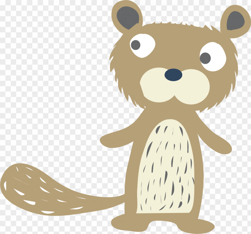 Cute Squirrel Vector PNG