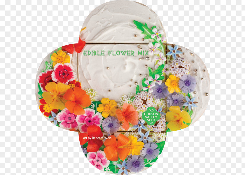 Flower Hudson Valley Seed Company Edible Open Pollination PNG