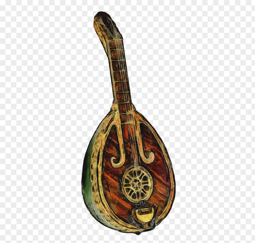 Watercolor Guitar Painting Musical Instrument PNG