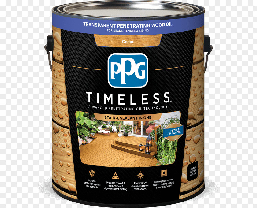 Wood Stain PPG Industries Deck Sealant PNG