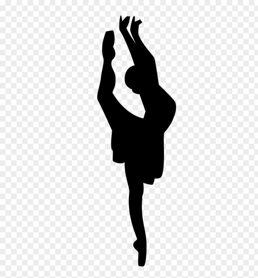 Ballet Dancer Pointe Technique Silhouette PNG