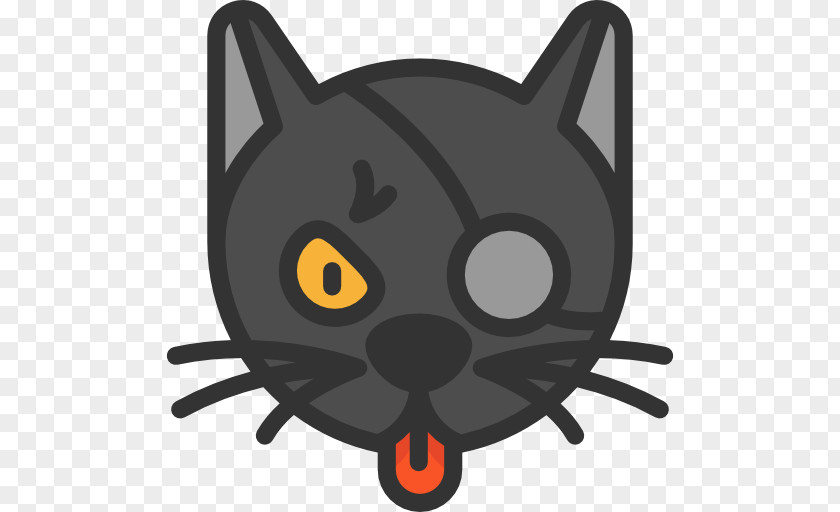 Kitten Black Cat Whiskers Clip Art PNG