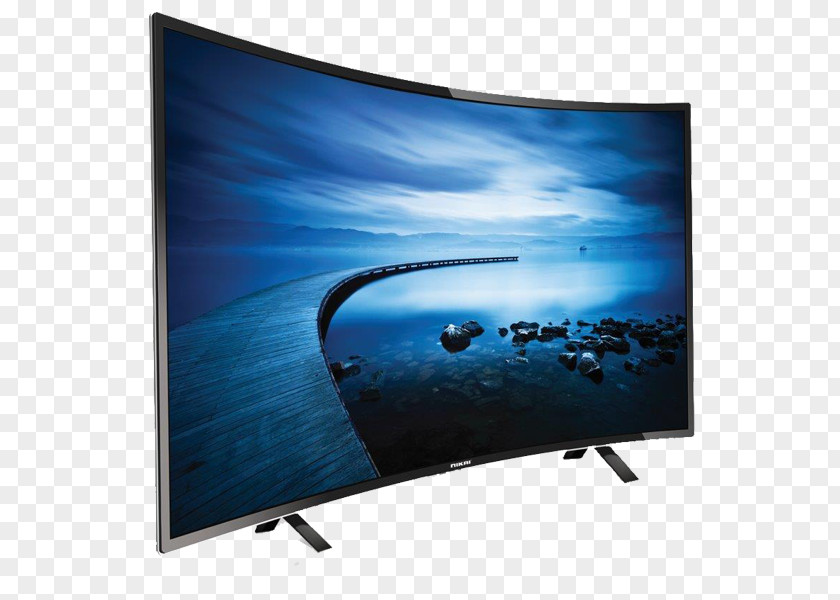 LED-backlit LCD High-definition Television Set Smart TV PNG