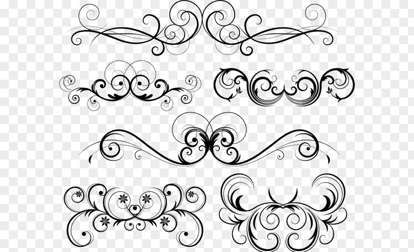 Ornate Vector Ornament Clip Art PNG