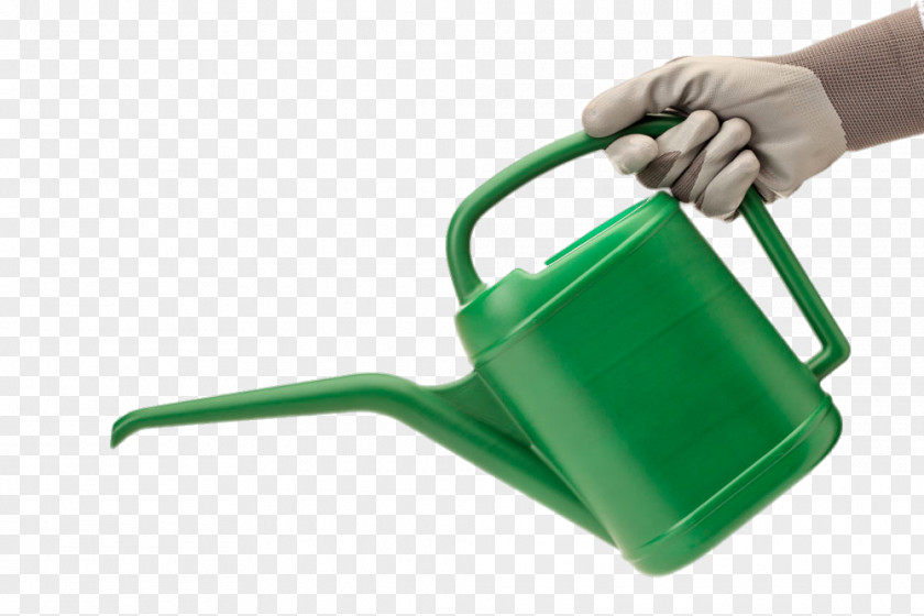 Creative Water Bottle In Hand Watering Can Stock Photo PNG