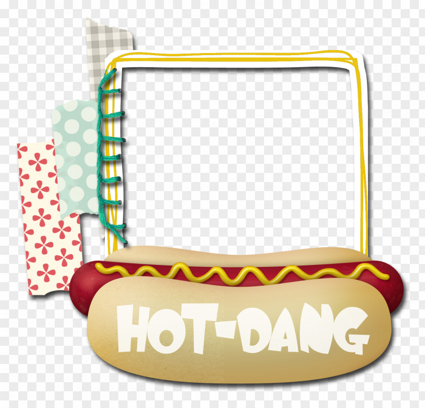 Hot Dog Picture Frames Digital Photo Frame Clip Art PNG