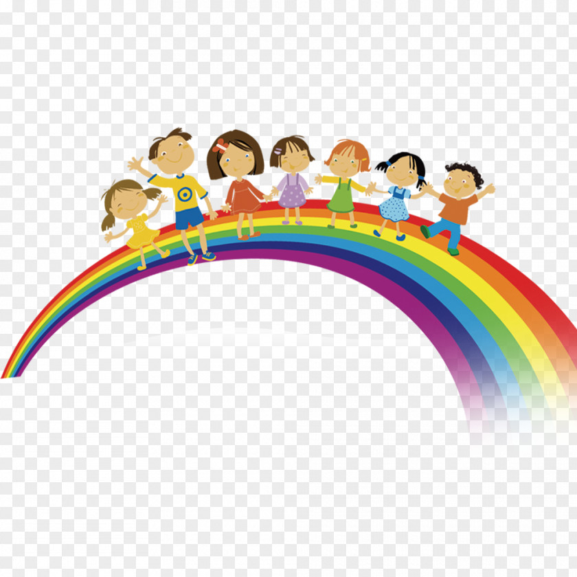 Little Children On The Rainbow Childrens Day Google Images PNG