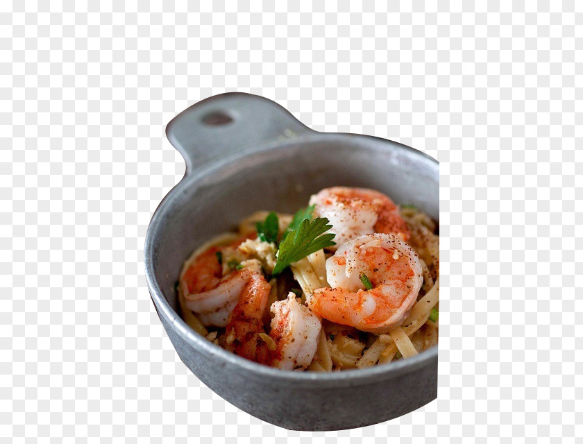 Shrimp Thai Cuisine Pasta Recipe Prawn PNG