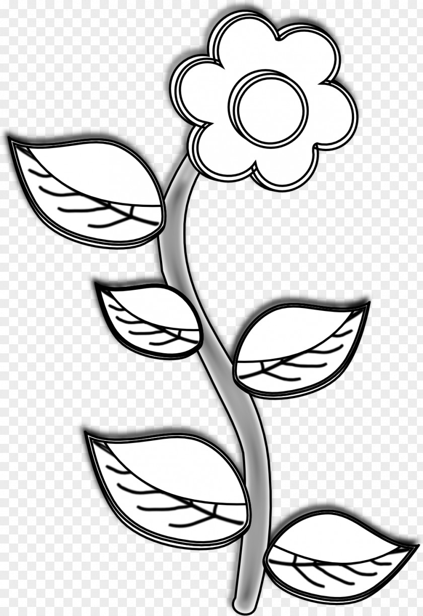 Flower Drawings Cliparts Plant Drawing Clip Art PNG