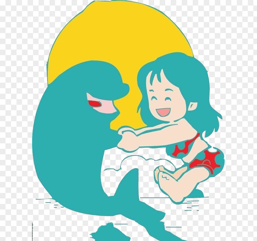 Play On Whale Cartoon Child Cuteness PNG