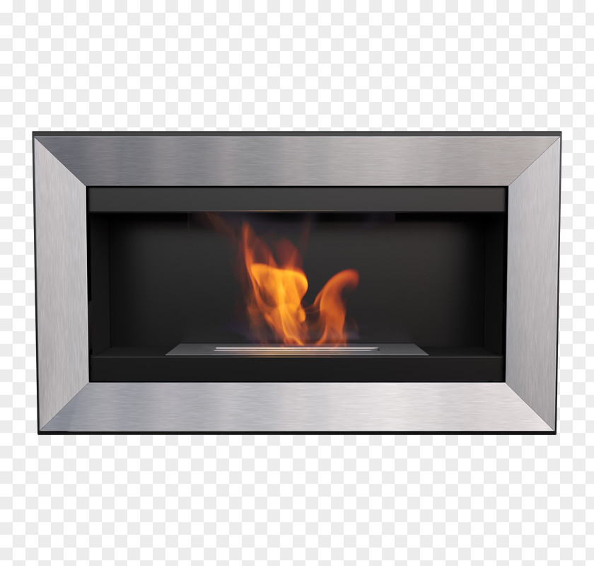 Silver Biokominek Ethanol Fuel Bio Fireplace PNG