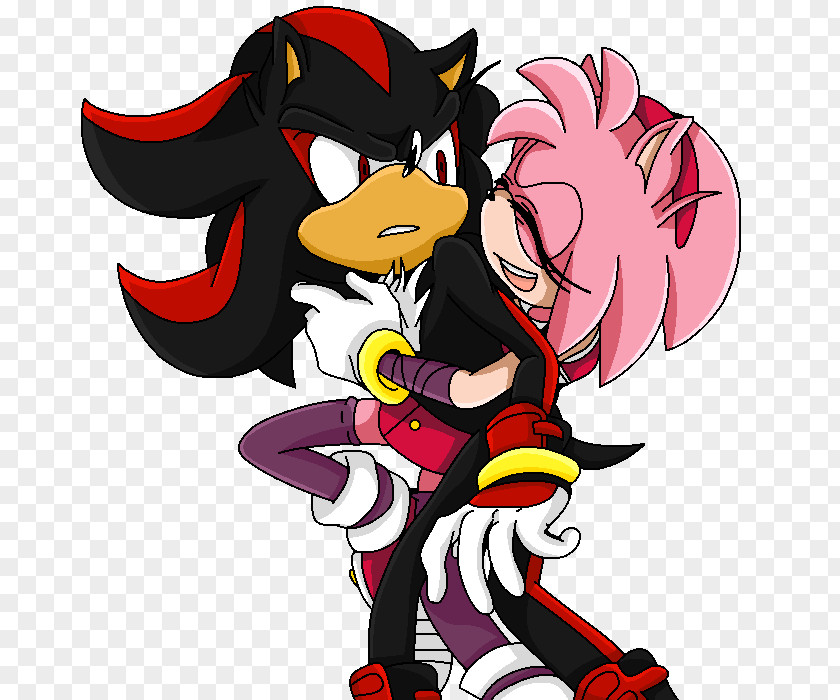 Huging Amy Rose Shadow The Hedgehog Tails Sonic Boom: Rise Of Lyric PNG