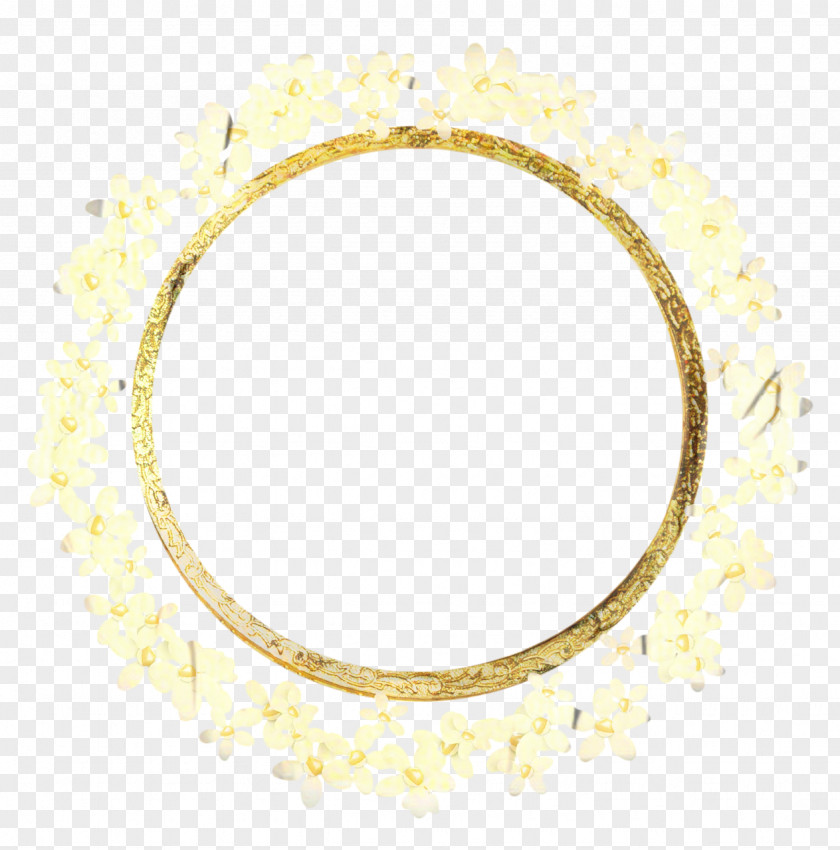 Oval Body Jewelry Yellow Circle PNG