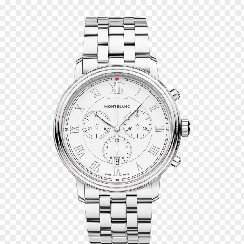 Silver Montblanc Watches Mechanical Male Watch Amazon.com Chronograph Quartz Clock PNG
