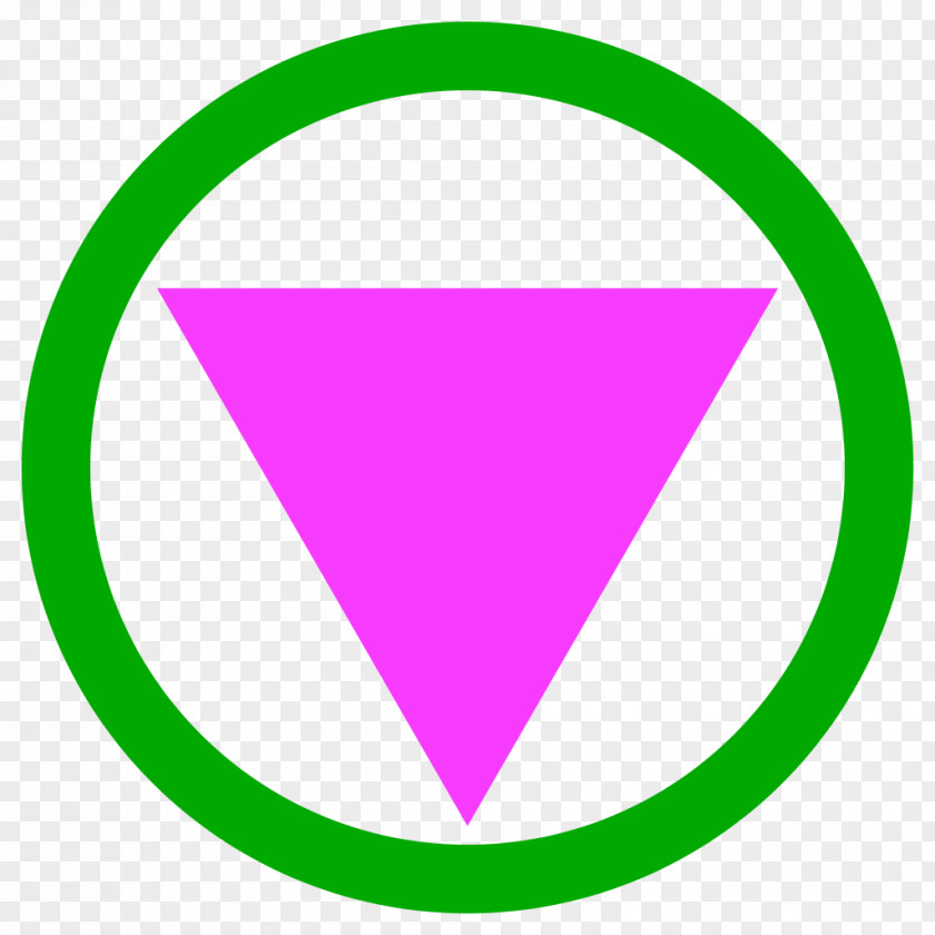 Symbol Pink Triangle Straight Ally Safe Space LGBT Symbols PNG