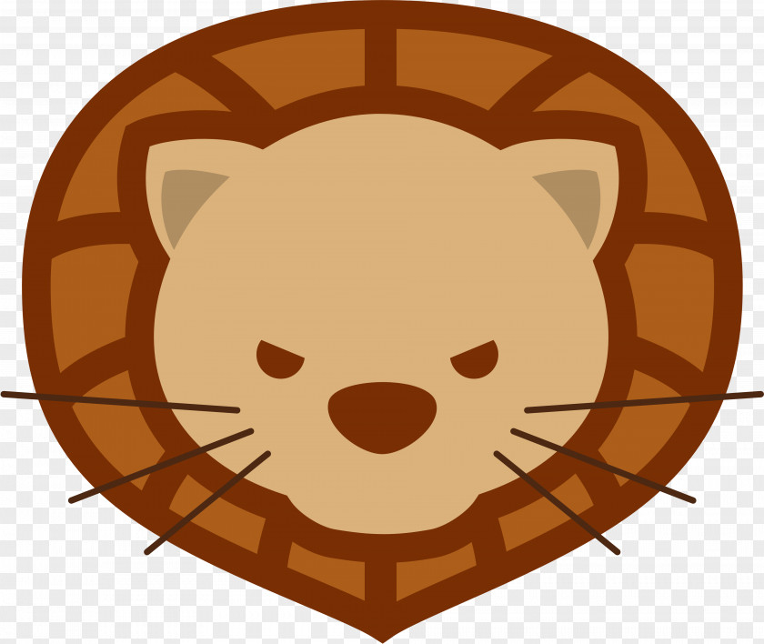 Tiger Lion Cat Vector Graphics Clip Art PNG