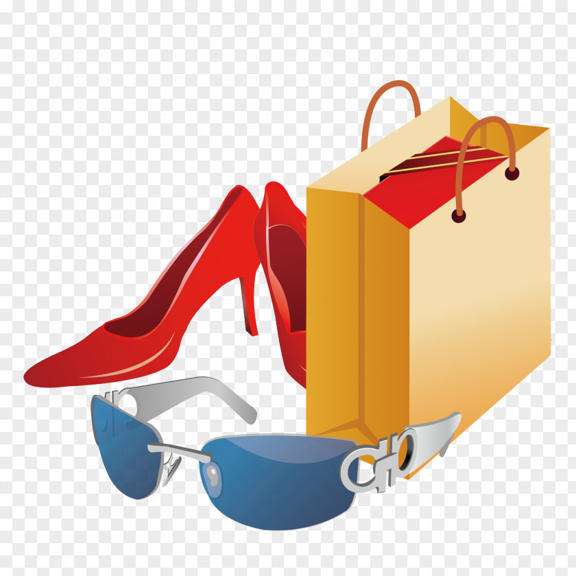 Vector High Heels Sunglasses Clip Art PNG