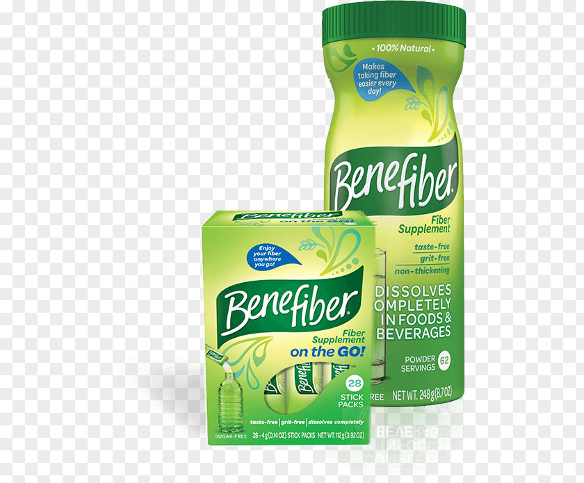 BeneFiber Fiber Supplement On The Go! 28 Stick Packs Dietary Fibre Supplements Product Brand PNG