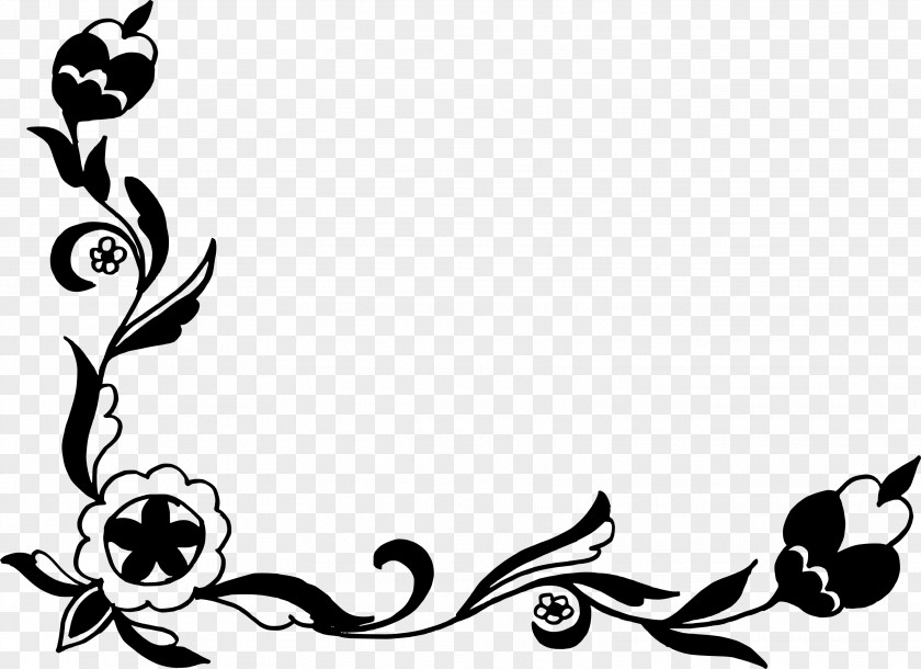 Corner Flower Clip Art PNG