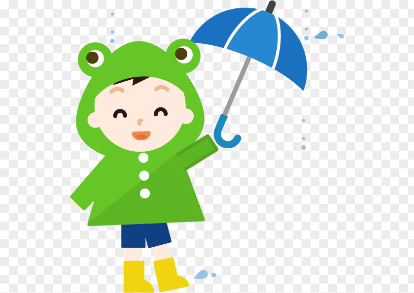 Frog Rain Cartoon Clip Art PNG