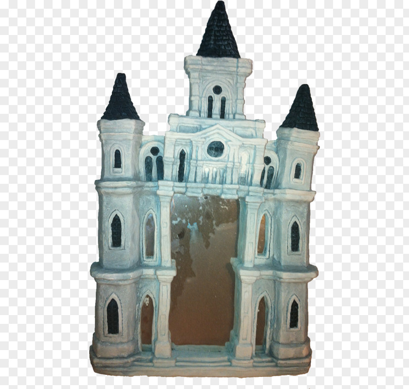Hand Painted Architecture Middle Ages Medieval Steeple Facade PNG