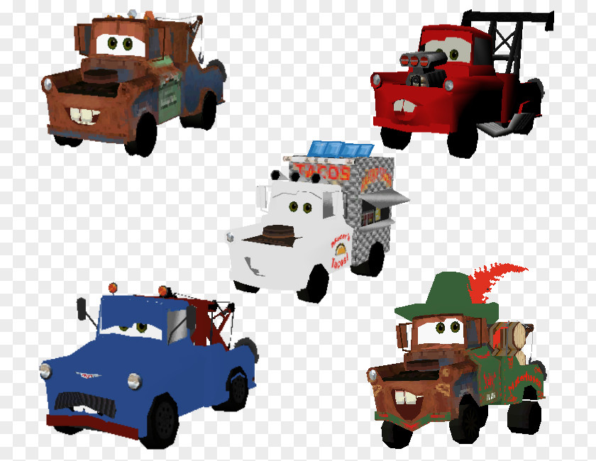Mater Cars 2 Wii PNG
