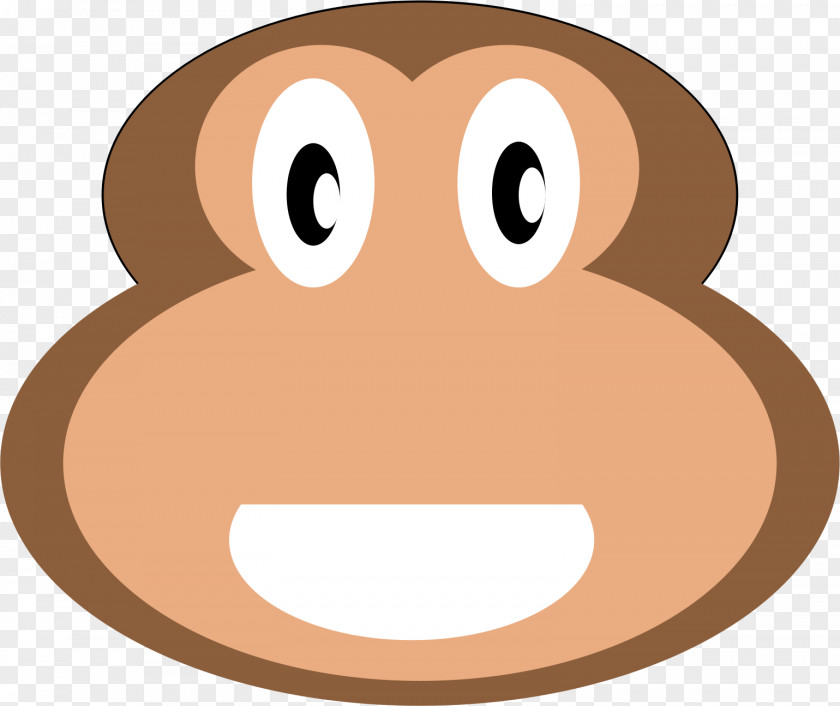Monkey Face Cheek Mouth Facial Expression Nose PNG