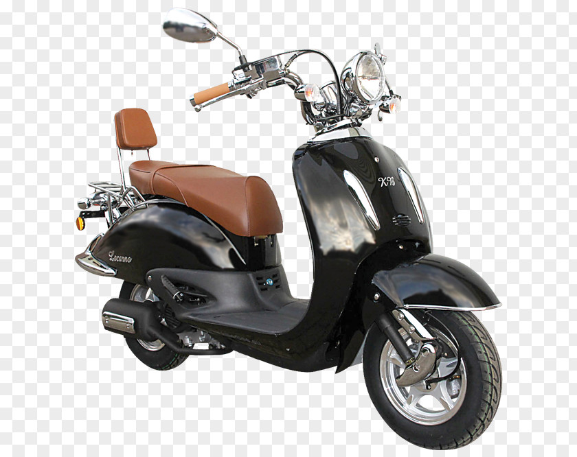 Retro Scooter Motorized Motorcycle Accessories Car PNG