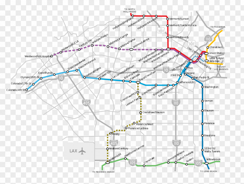 Transit Los Angeles County Metropolitan Transportation Authority Train Rapid Purple Line Extension PNG