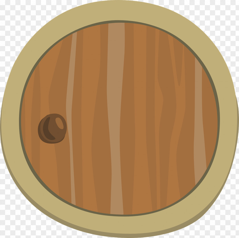 Wood Circle Door PNG